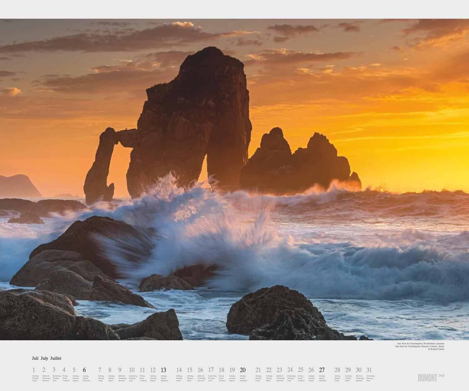 Bild: 4250809653419 | Das Meer 2025 - Natur-Fotografie von Roland Gerth - Wandkalender 60...