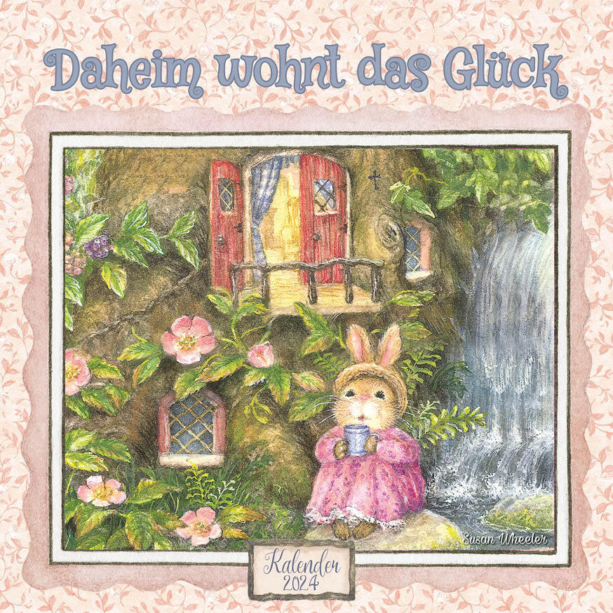 Cover: 9783963722431 | Daheim wohnt das Glück | Tischkalender 2024 | Kalender | Deutsch