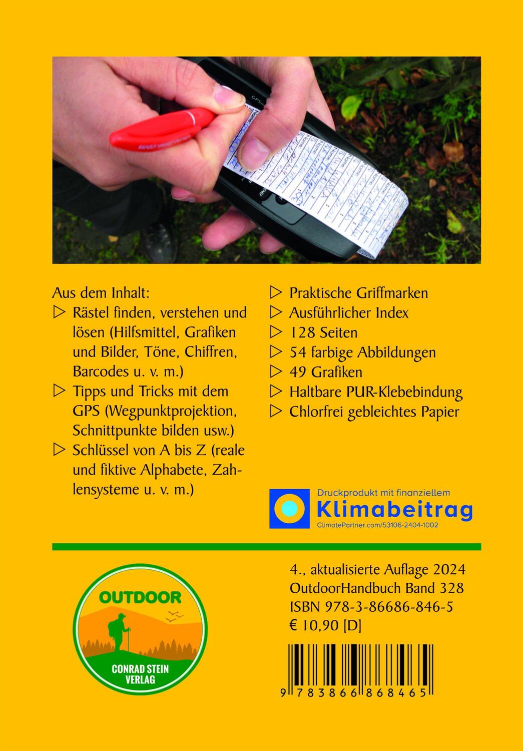 Rückseite: 9783866868465 | Geocaching II | von Mysterys, Rätseln und Lösungen | Gründel (u. a.)