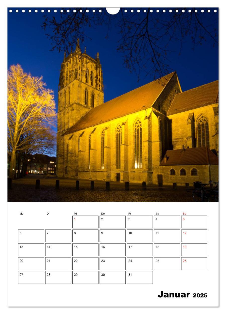 Bild: 9783457028087 | Münster entdecken (Wandkalender 2025 DIN A3 hoch), CALVENDO...