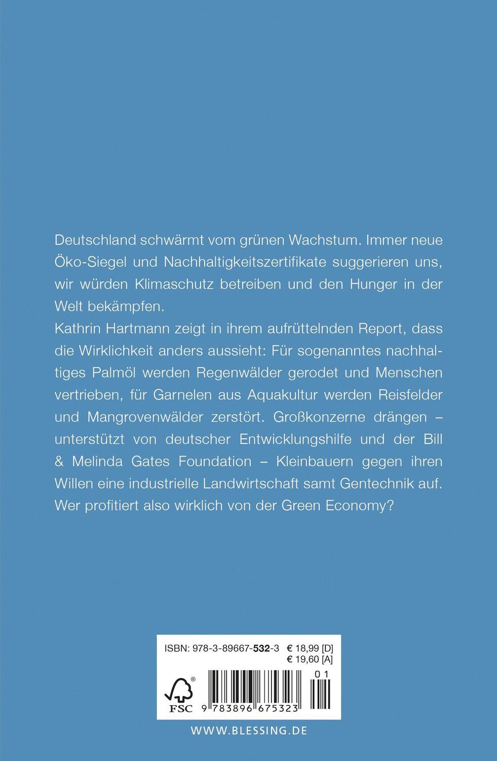 Rückseite: 9783896675323 | Aus kontrolliertem Raubbau | Kathrin Hartmann | Taschenbuch | Deutsch