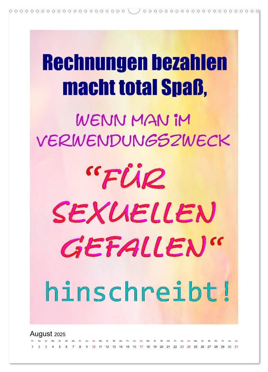 Bild: 9783435947768 | Humor und Ironie. Lustige Sprüche (Wandkalender 2025 DIN A2 hoch),...