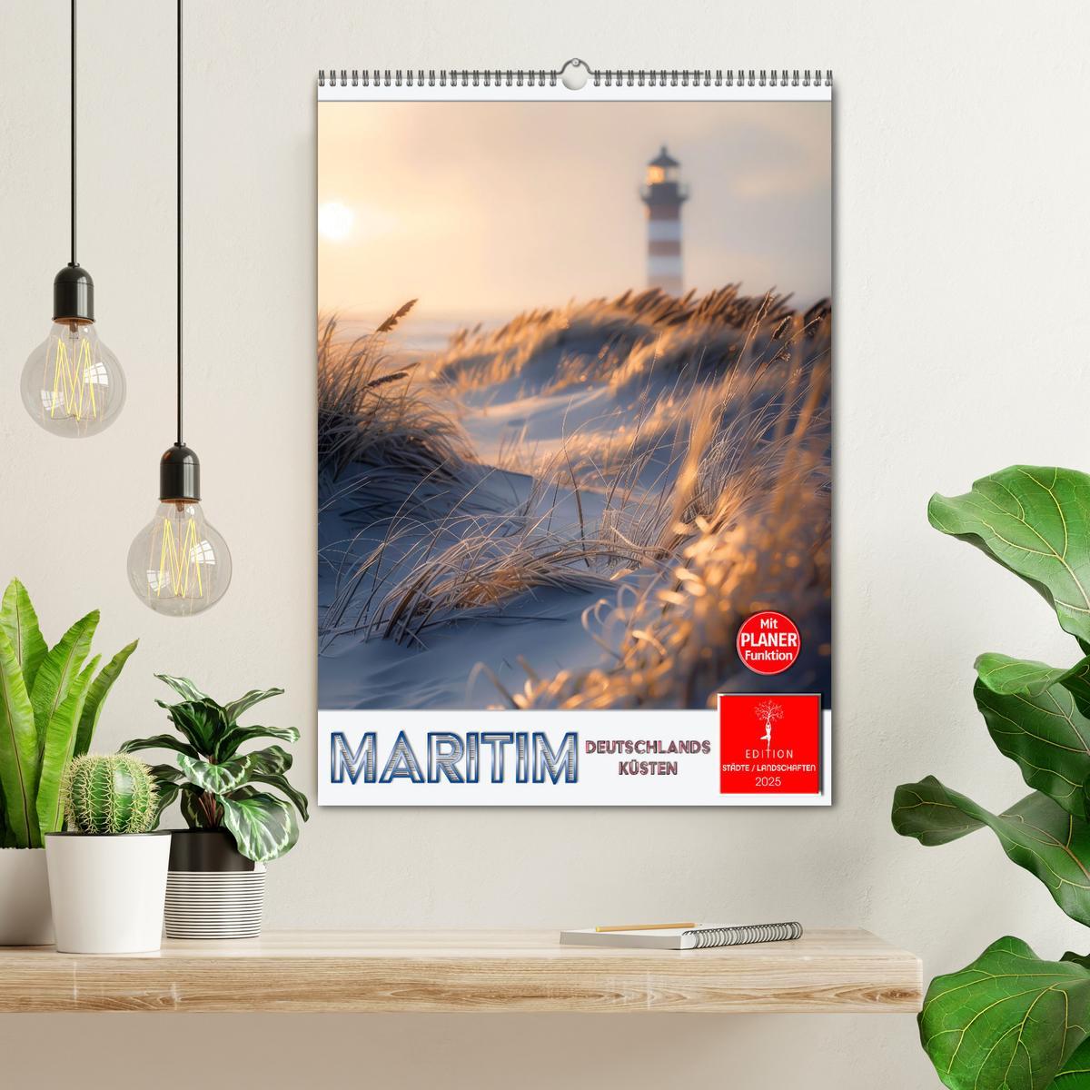 Bild: 9783457160978 | Maritim, Deutschlands Küsten (Wandkalender 2025 DIN A2 hoch),...