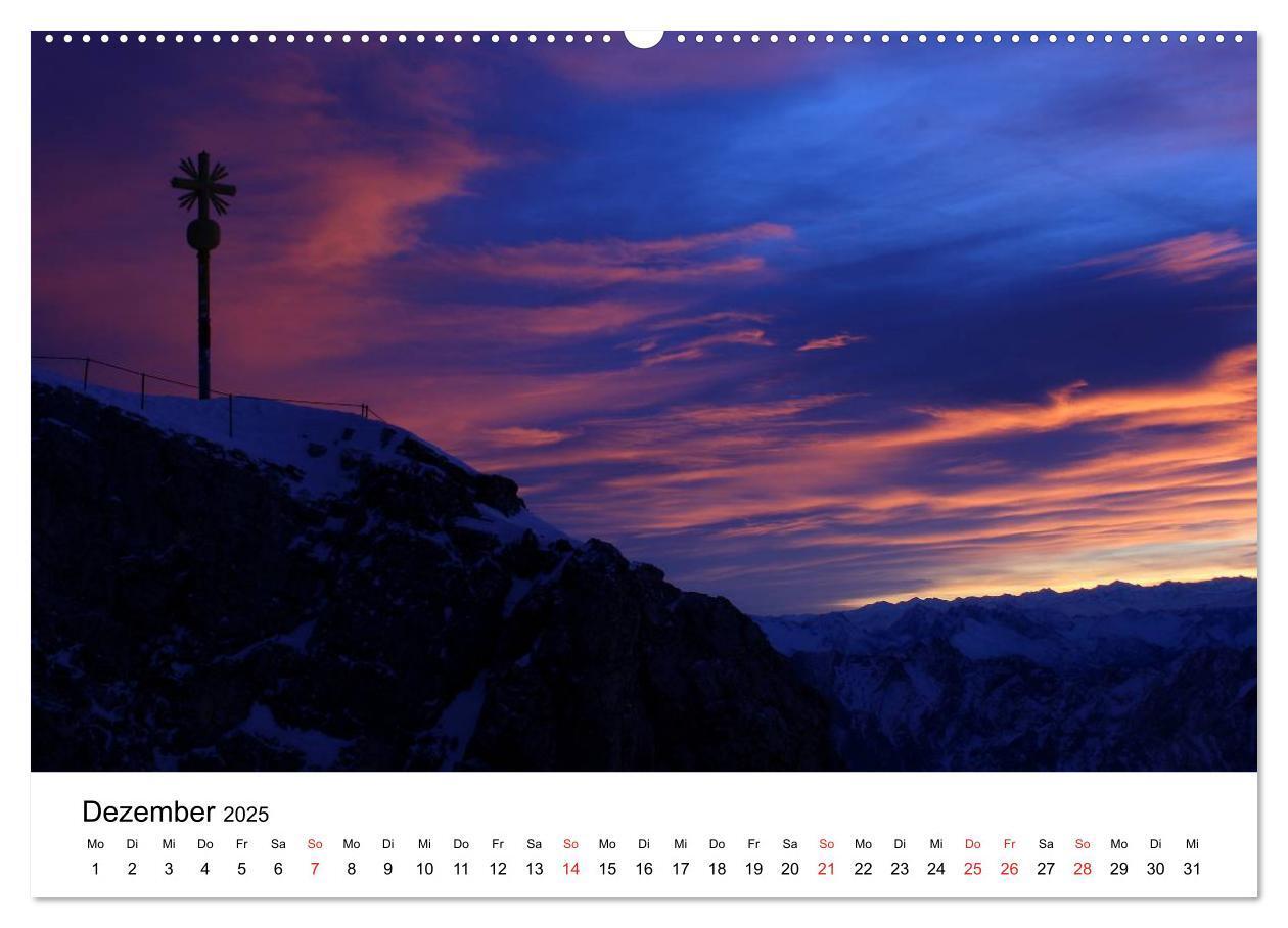 Bild: 9783435561308 | Berge und Seen rund um die Zugspitze (Wandkalender 2025 DIN A2...