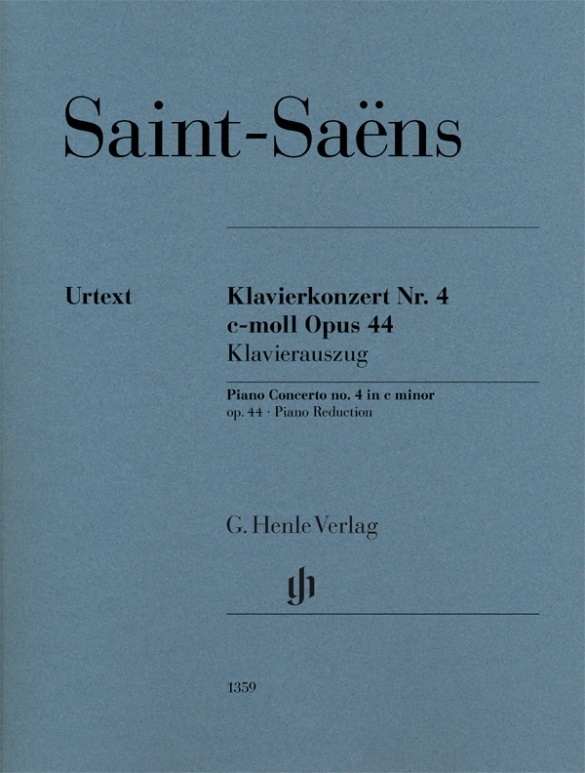 Cover: 9790201813592 | Saint-Saëns, Camille - Klavierkonzert Nr. 4 c-moll op. 44 | Peter Jost