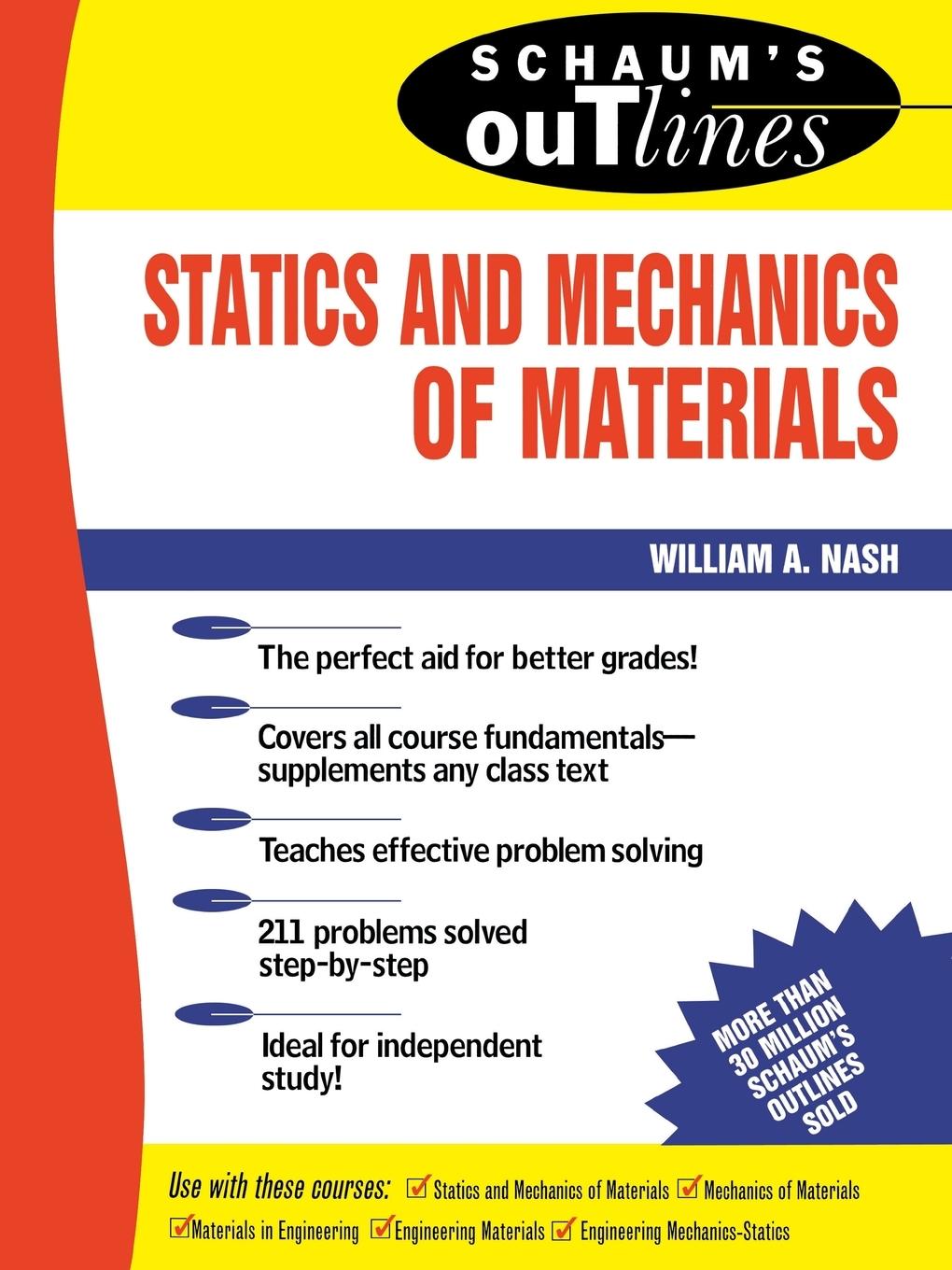 Cover: 9780070458963 | SCH STATICS/MECHANICS OF MAT | Nash | Taschenbuch | Englisch | 1991