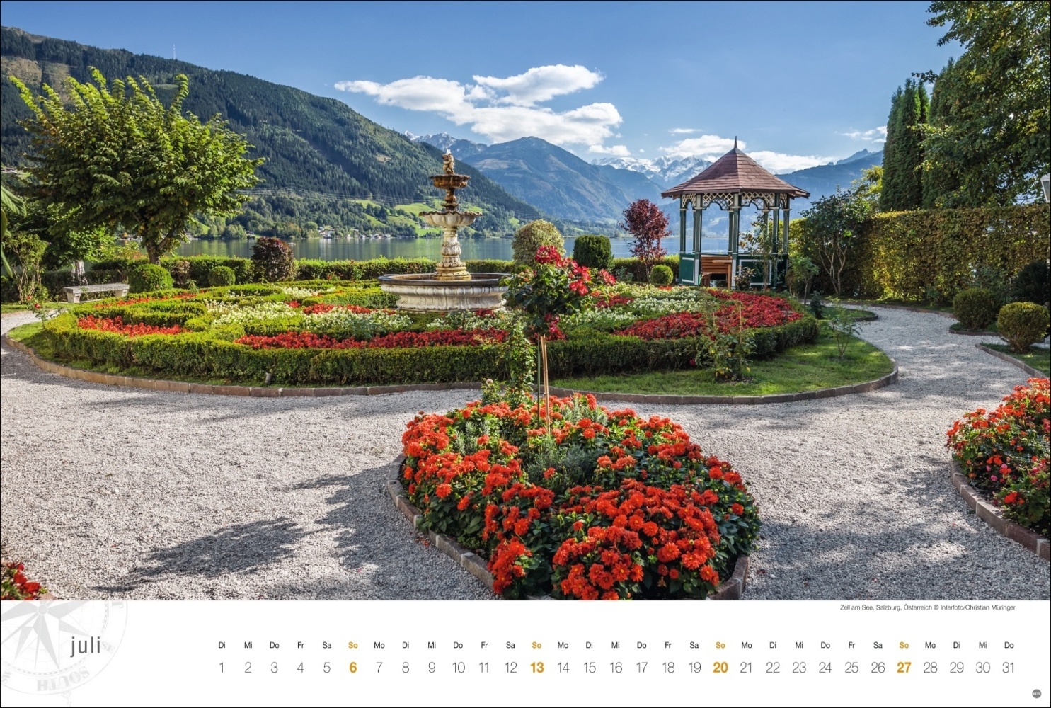 Bild: 9783756404919 | Österreich Globetrotter Kalender 2025 - Von weiter Bergwelt und...