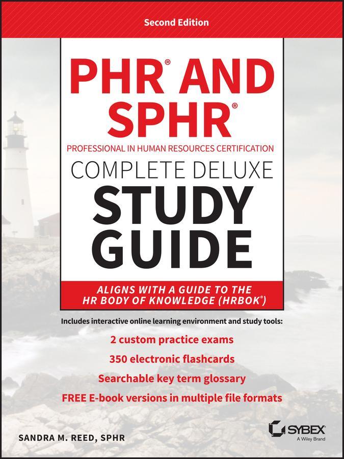 Cover: 9781119426738 | Phr and Sphr Professional in Human Resources Certification Complete...