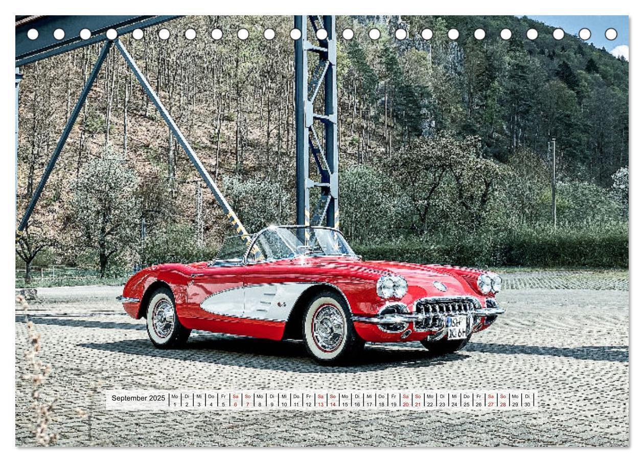 Bild: 9783383992193 | American Deam Car Corvette C1 (Tischkalender 2025 DIN A5 quer),...