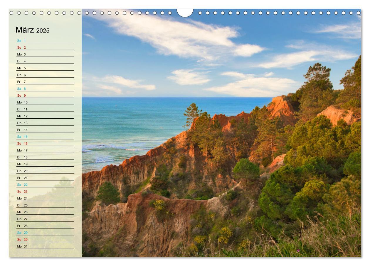 Bild: 9783435091980 | Die Küste der Algarve (Wandkalender 2025 DIN A3 quer), CALVENDO...