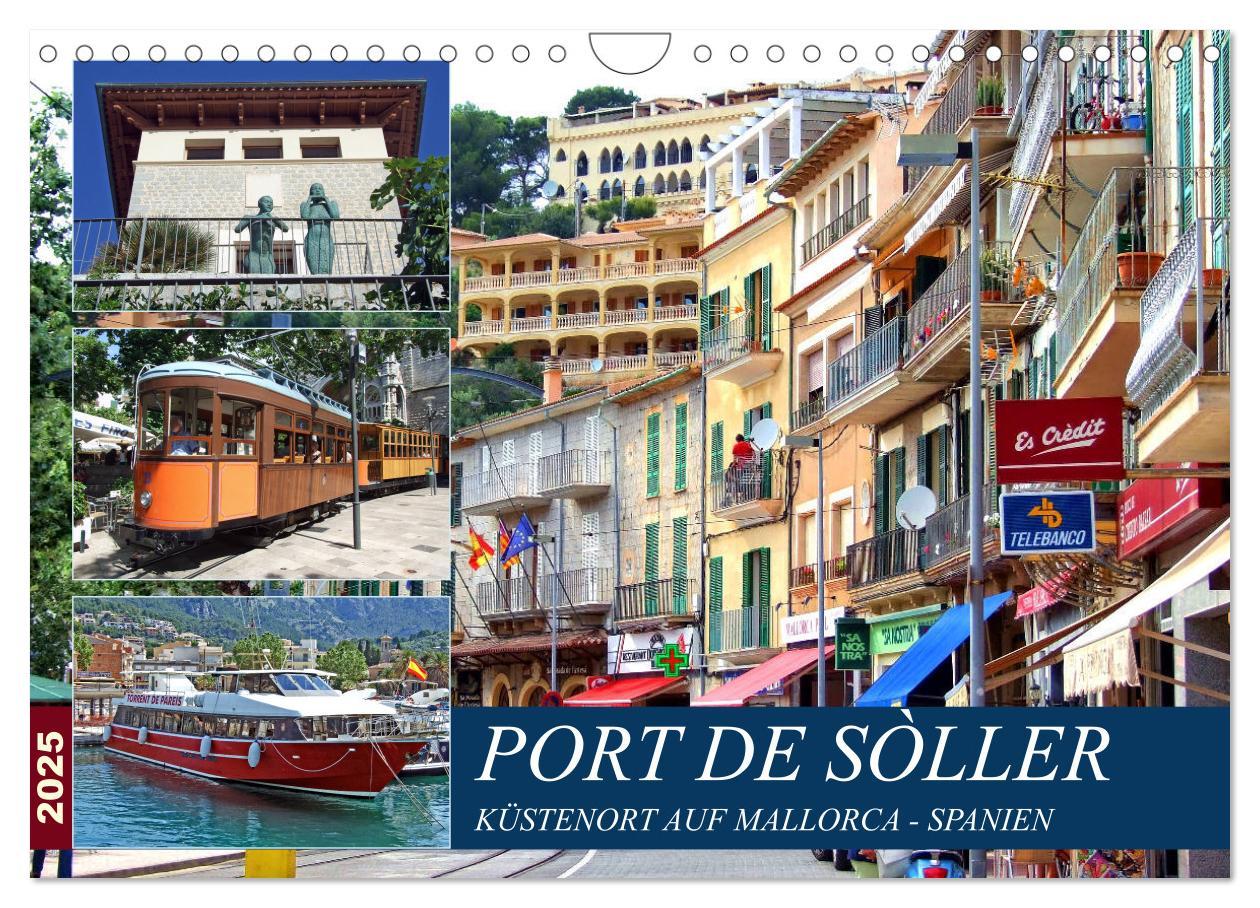 Cover: 9783435327454 | Port de Sóller - Küstenort auf Mallorca (Wandkalender 2025 DIN A4...