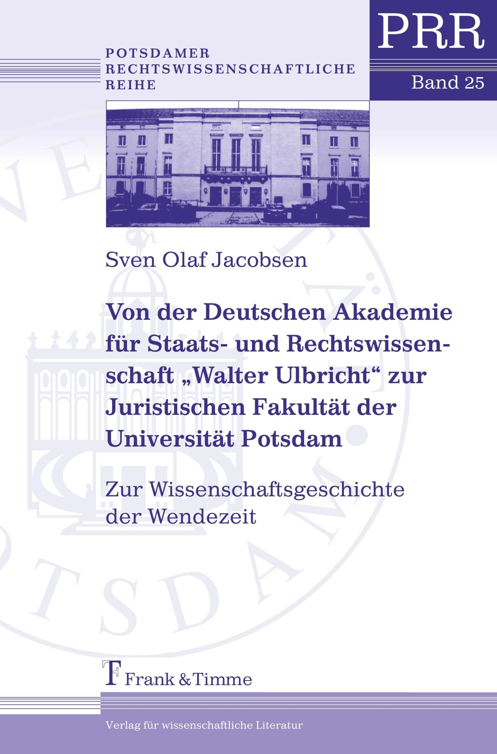 Cover: 9783865960610 | Von der Deutschen Akademie für Staats- und Rechtswissenschaft...