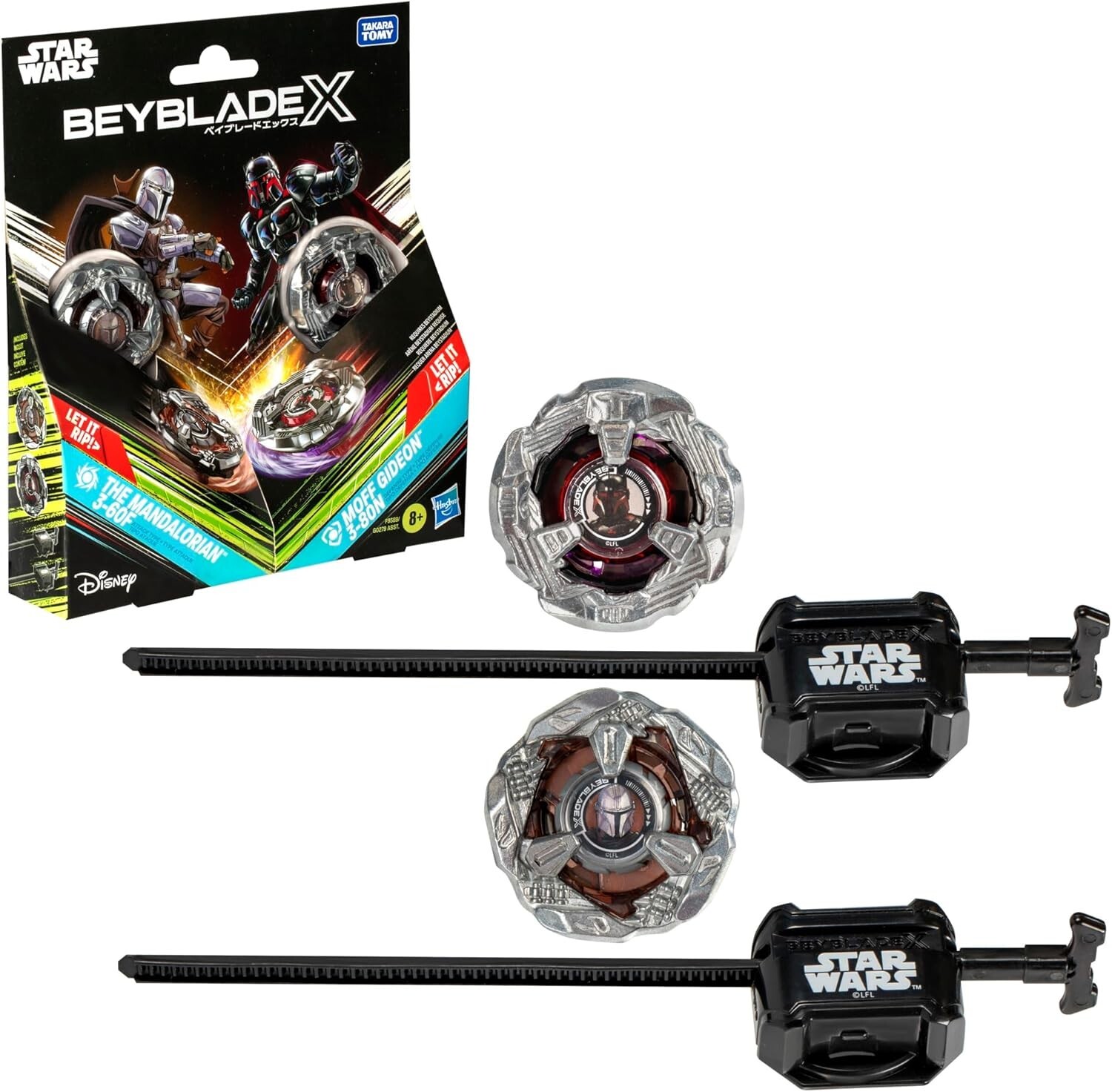 Cover: 5010996257130 | Hasbro G0279EU4 - Star Wars Beyblade X, The Mandalorian 3-60F vs....