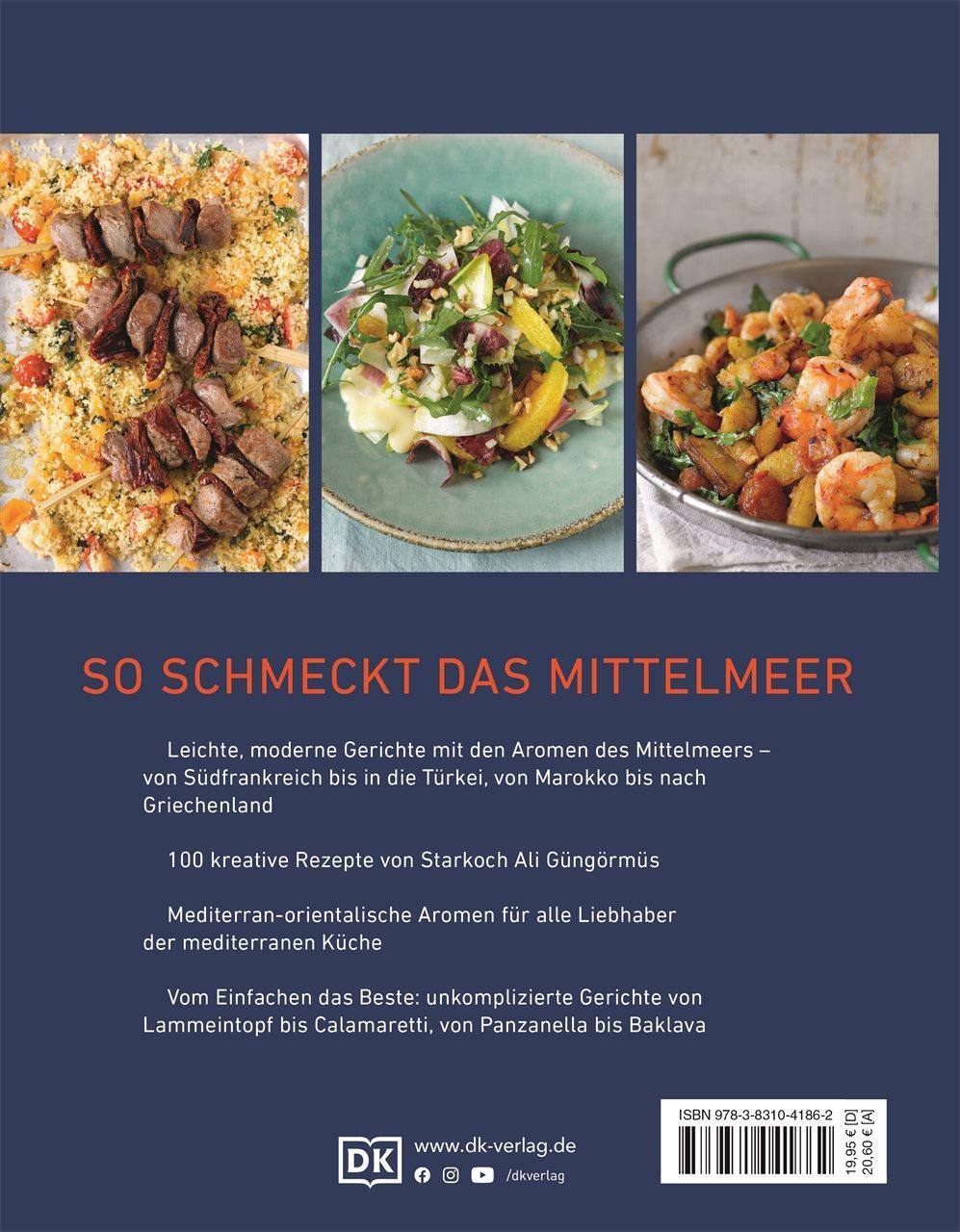 Rückseite: 9783831041862 | Mediterran | 100 kreative Rezepte rund ums Mittelmeer | Ali Güngörmüs