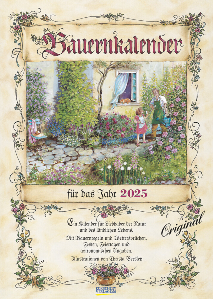 Cover: 9783731876311 | Bauernkalender 2025 | Korsch Verlag | Kalender | Spiralbindung | 13 S.