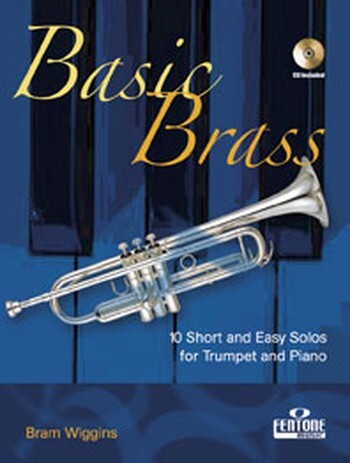 Cover: 9790230008716 | Basic Brass | 10 Short and Easy Solos Trumpet and Piano | Bram Wiggins