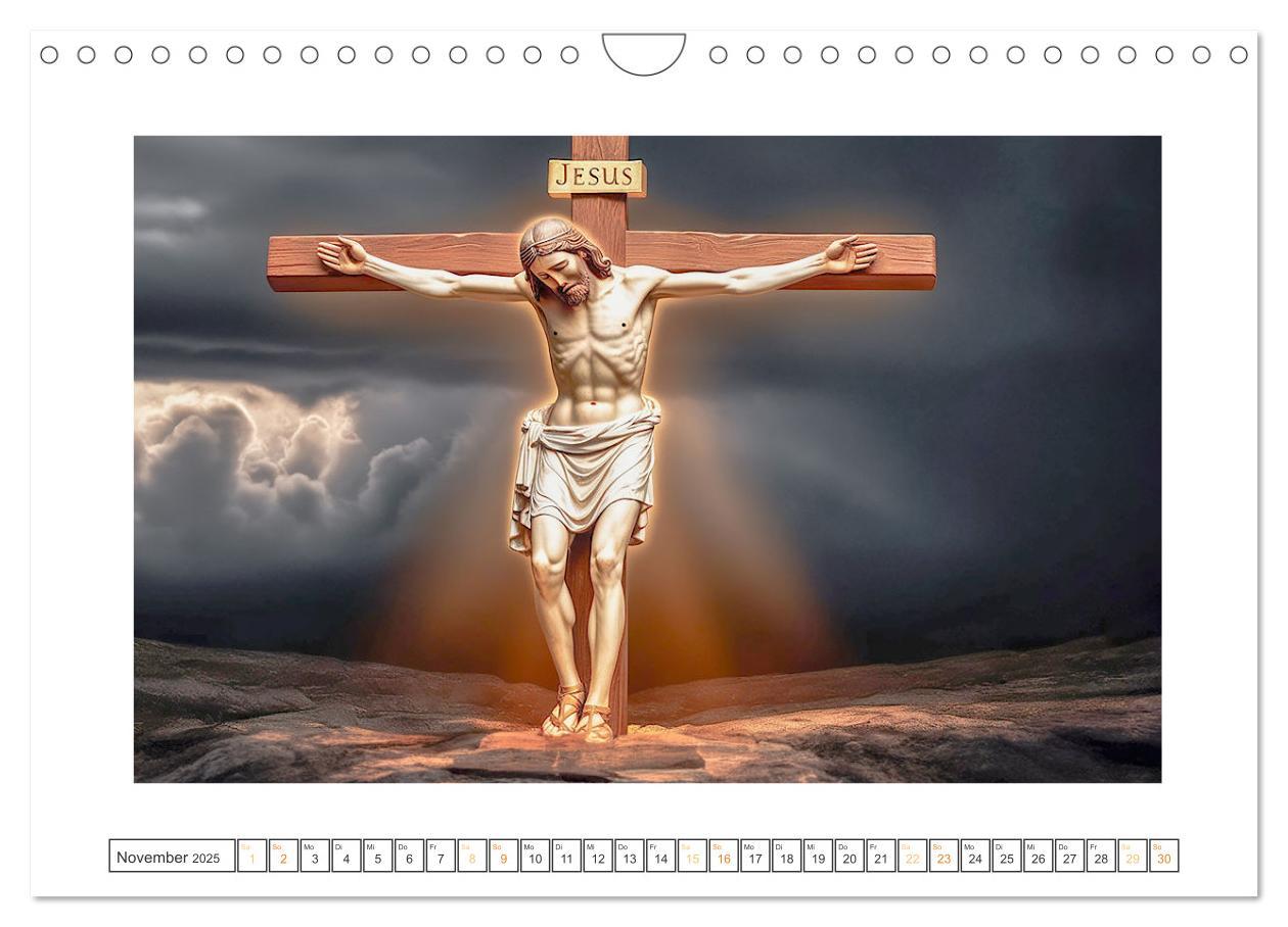 Bild: 9783457214381 | Durch das Jahr mit Jesus (Wandkalender 2025 DIN A4 quer), CALVENDO...