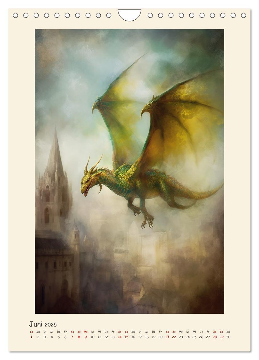 Bild: 9783435854592 | Malerische Drachen (Wandkalender 2025 DIN A4 hoch), CALVENDO...