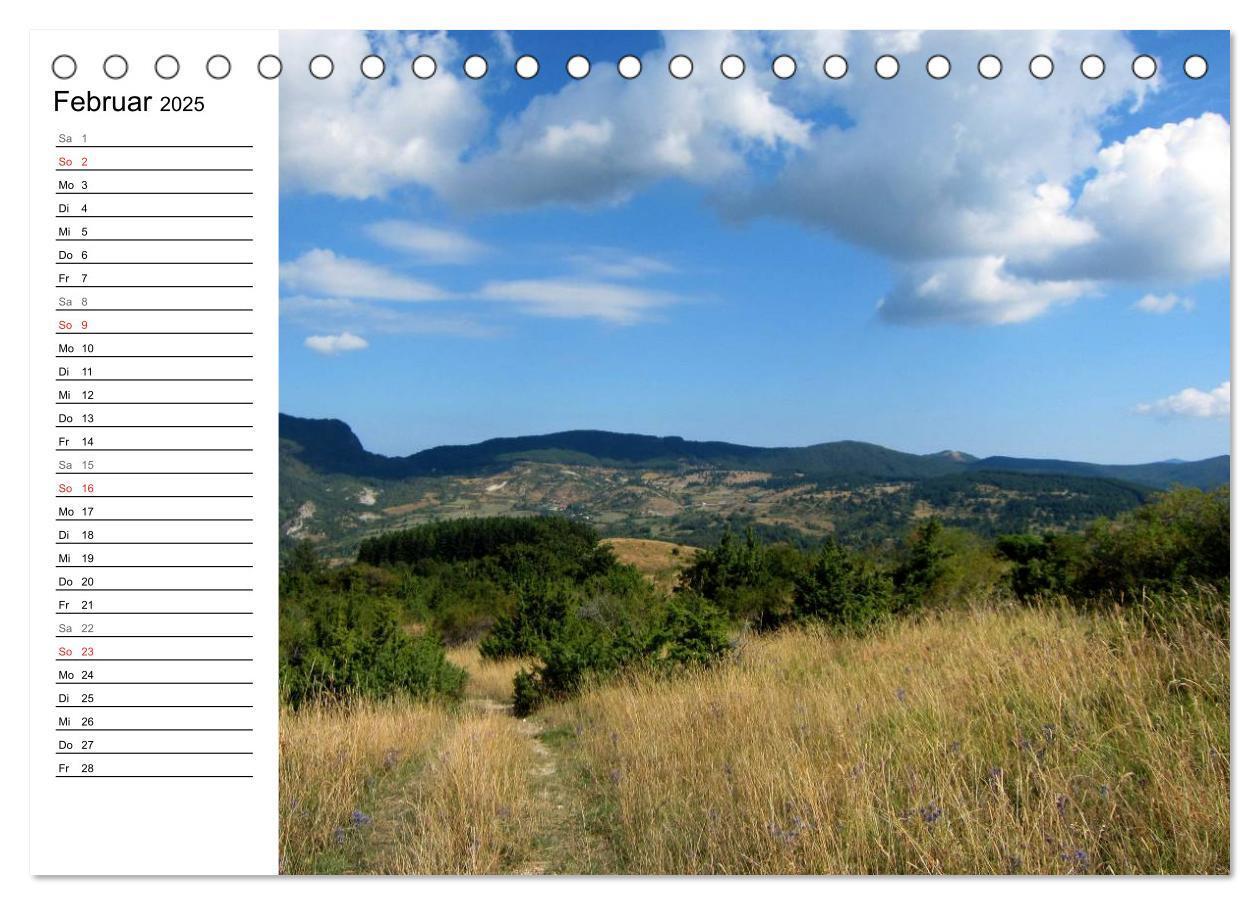 Bild: 9783435518784 | Camino di Assisi - Franziskusweg (Tischkalender 2025 DIN A5 quer),...