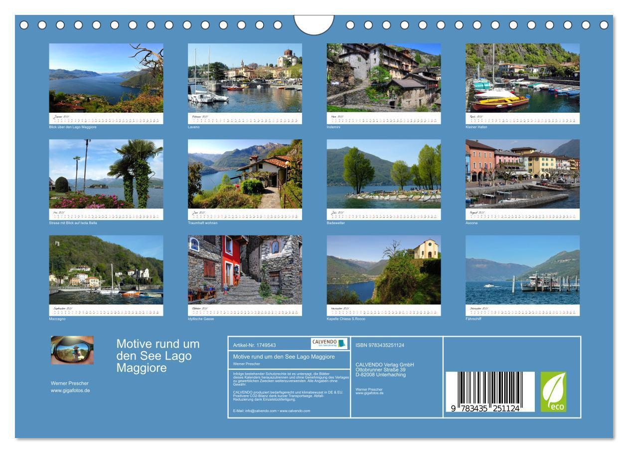 Bild: 9783435251124 | Motive rund um den See Lago Maggiore (Wandkalender 2025 DIN A4...