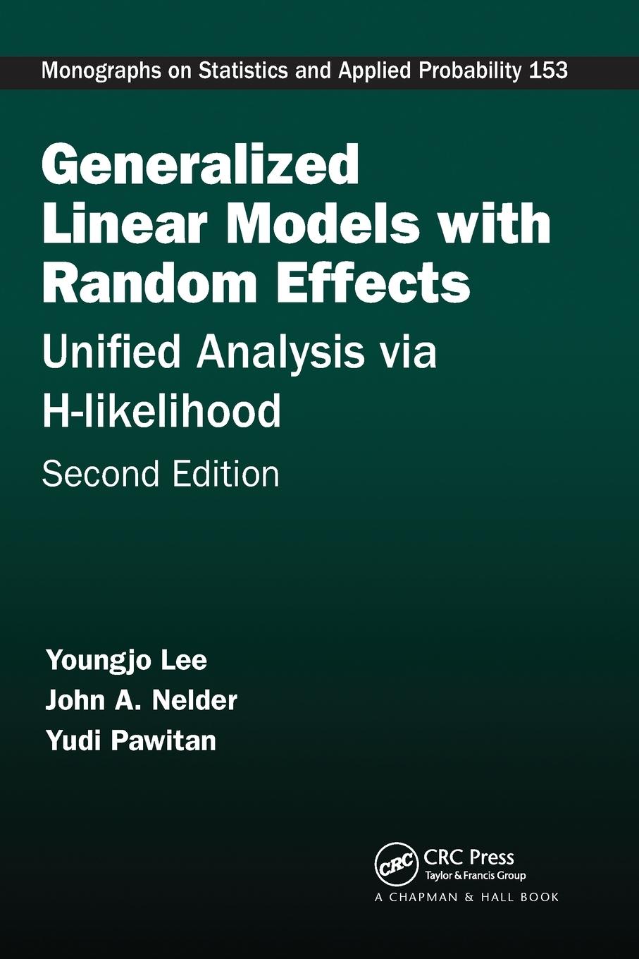 Cover: 9781032096636 | Generalized Linear Models with Random Effects | Youngjo Lee (u. a.)