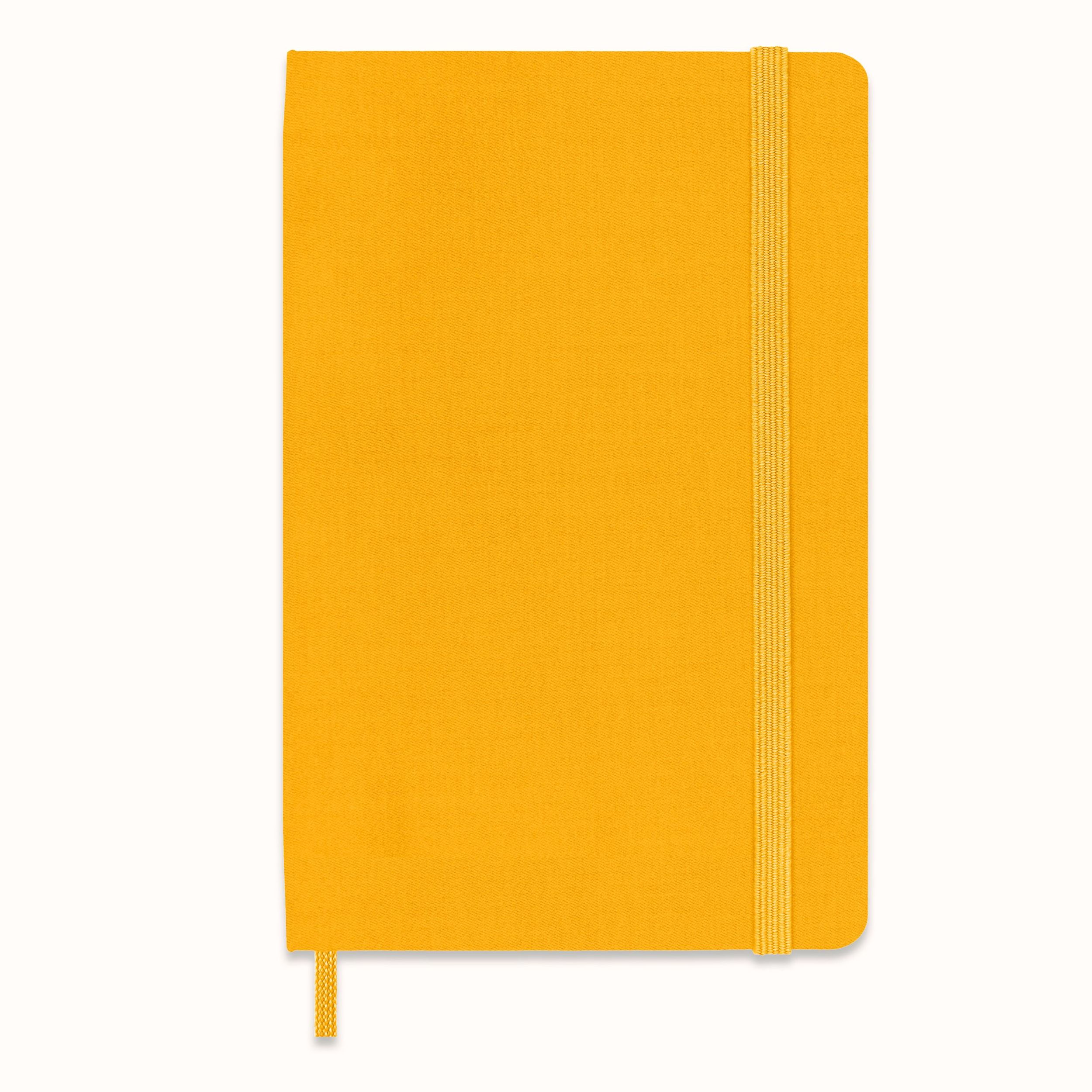 Cover: 8056598853063 | Moleskine Classic Notebook, Pocket, Ruled, Orange Yellow, Silk Hard...