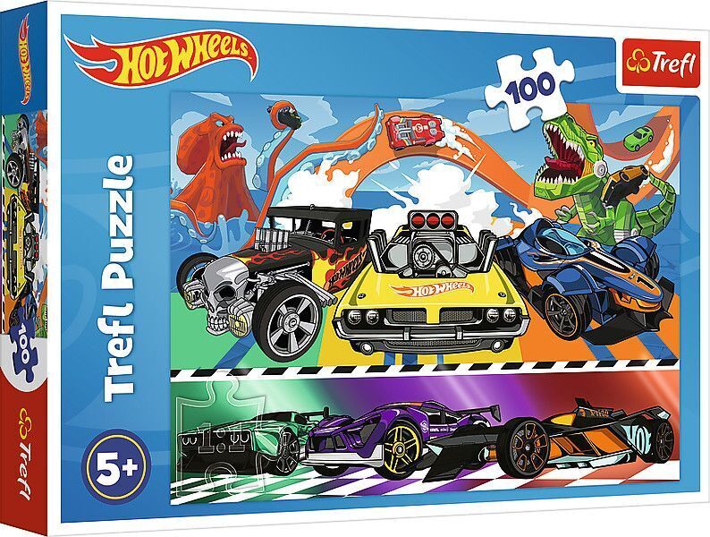 Cover: 5900511164664 | Puzzle 100 - Hot Wheel | Spiel | In Kartonage | 16466 | 2024 | Trefl