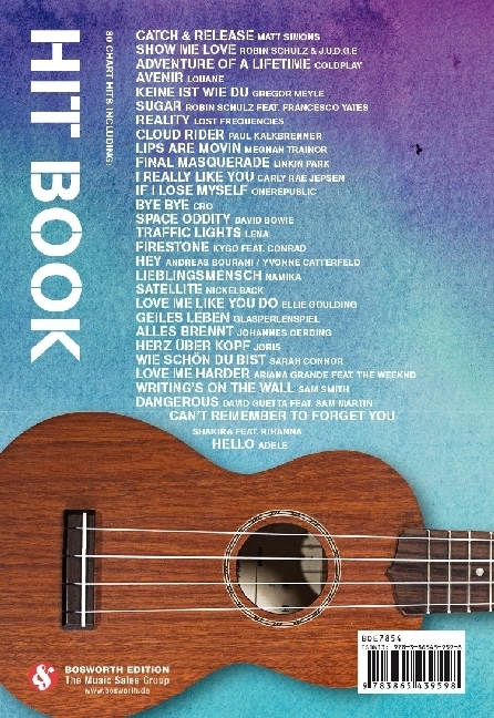 Bild: 9783865439598 | Hit Book - 80 Charthits für Ukulele | Taschenbuch | Spiralbindung