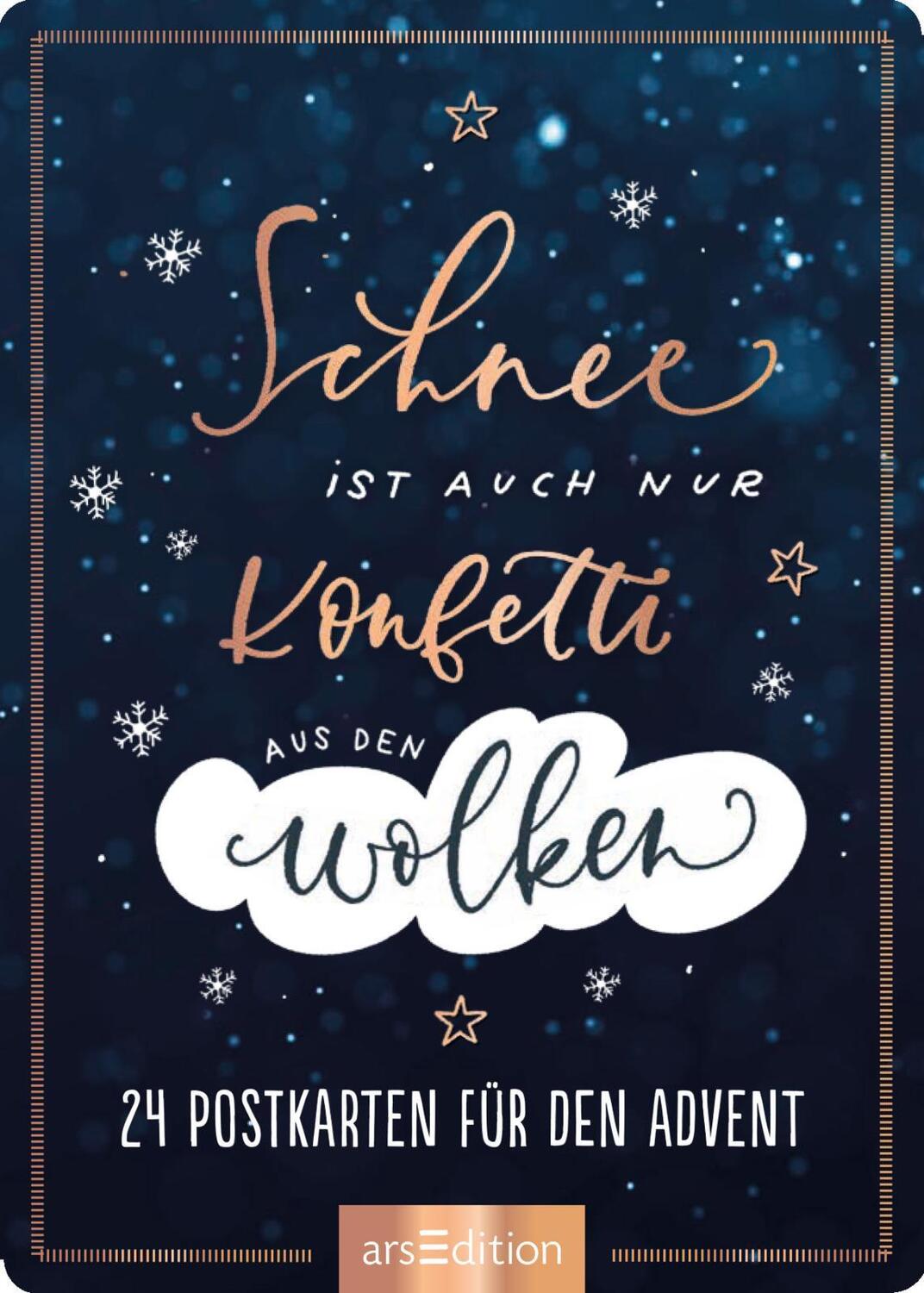 Bild: 4014489123972 | Schnee ist auch nur Konfetti aus den Wolken | Kalender | 25 S.