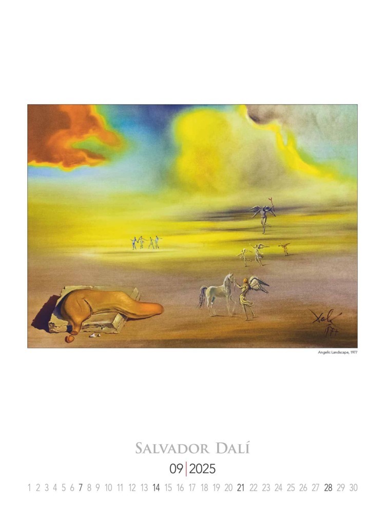 Bild: 4251732344054 | Alpha Edition - Salvador Dali 2025 Bildkalender, 42x56cm, Kalender...