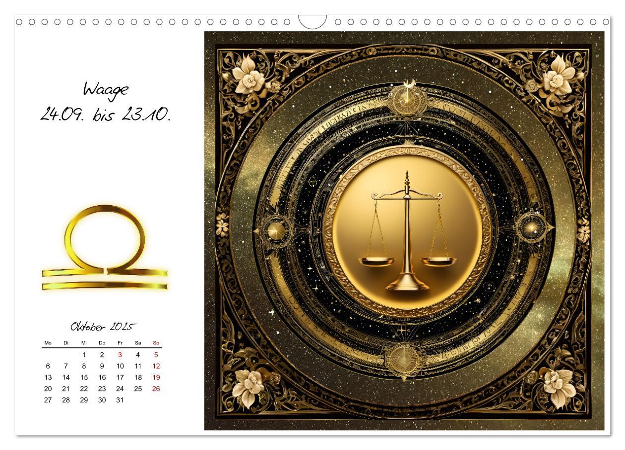 Bild: 9783457220757 | Ein Jahr in Gold (Wandkalender 2025 DIN A3 quer), CALVENDO...