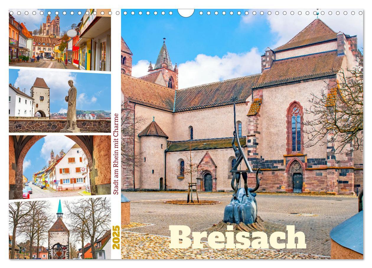 Cover: 9783383893513 | Breisach - Stadt am Rhein mit Charme (Wandkalender 2025 DIN A3...