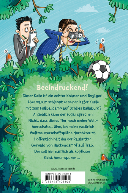 Bild: 9783473408504 | Kalle &amp; Kralle: Ein Kater kickt mit | Christoph Mauz | Buch | 256 S.