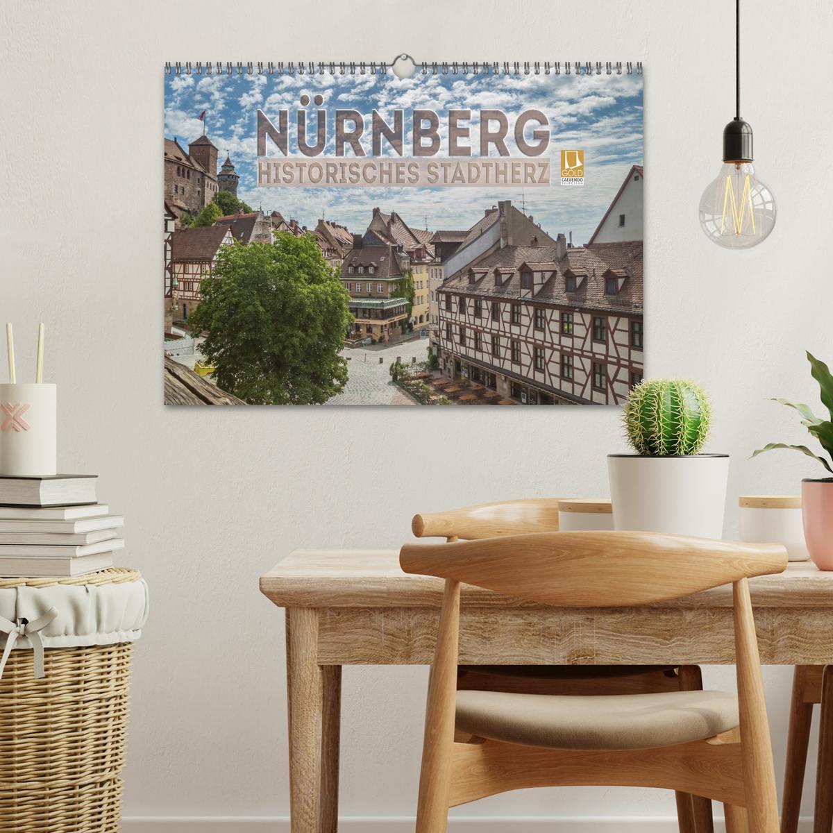 Bild: 9783435592029 | NÜRNBERG Historisches Stadtherz (Wandkalender 2025 DIN A3 quer),...