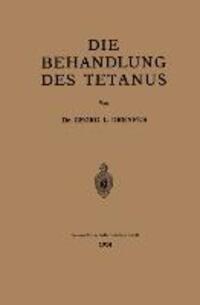 Cover: 9783662242292 | Die Behandlung des Tetanus | Georges L. Dreyfus | Taschenbuch | iii