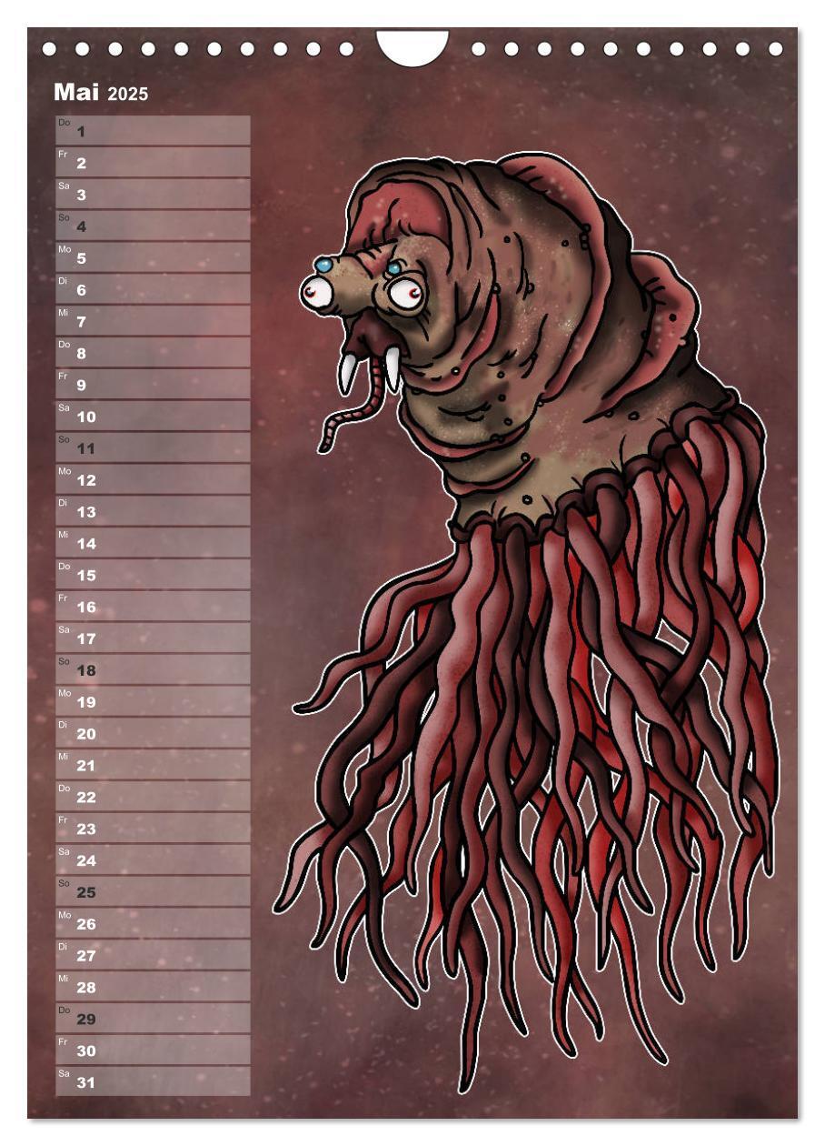 Bild: 9783435996148 | Bestiarium Vladi Krafft (Wandkalender 2025 DIN A4 hoch), CALVENDO...