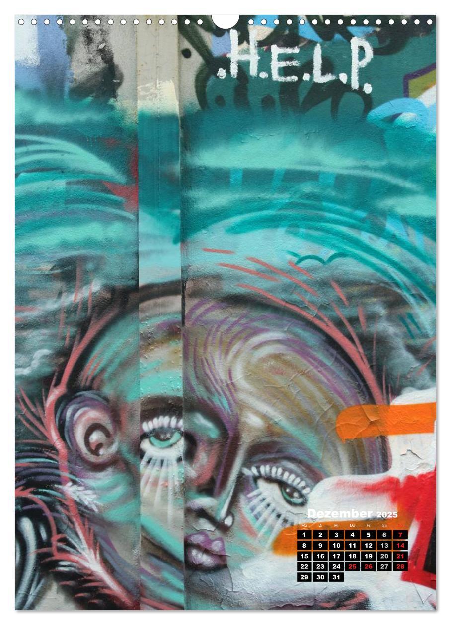 Bild: 9783457065792 | Graffiti &amp; Streetart 2025 (Wandkalender 2025 DIN A3 hoch), CALVENDO...