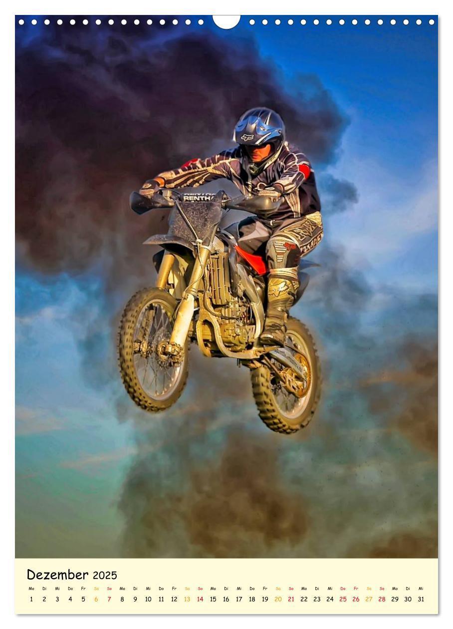 Bild: 9783457008850 | Motocross - einfach cool (Wandkalender 2025 DIN A3 hoch), CALVENDO...