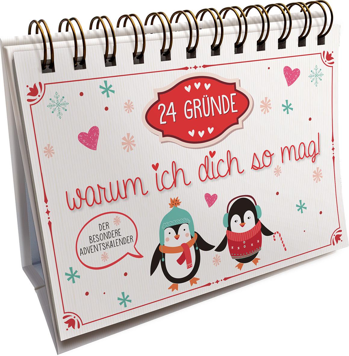 Cover: 9783625188414 | 24 Gründe, warum ich dich so mag. Der besondere Adventskalender | Buch