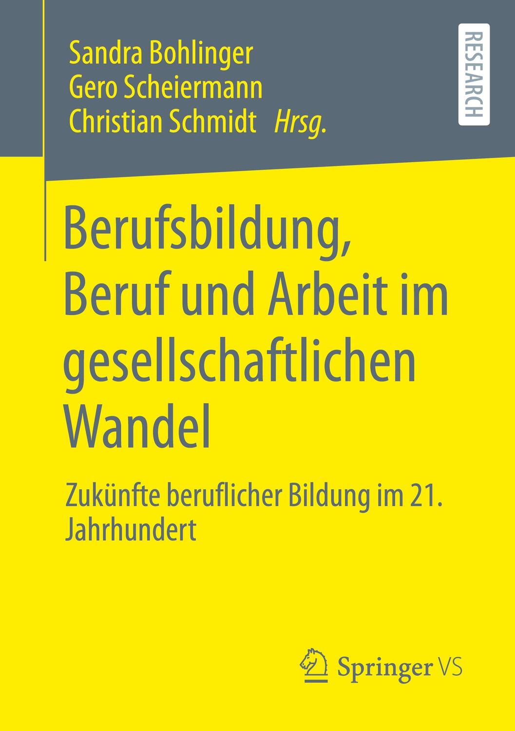 Cover: 9783658378967 | Berufsbildung, Beruf und Arbeit im gesellschaftlichen Wandel | Buch