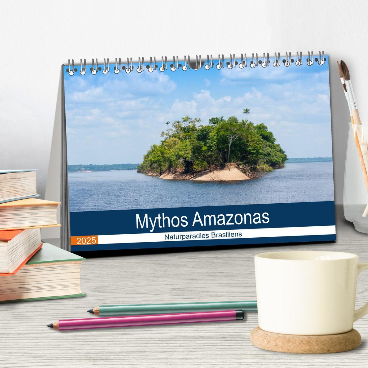 Bild: 9783435335992 | Mythos Amazonas - Naturparadies Brasiliens (Tischkalender 2025 DIN...