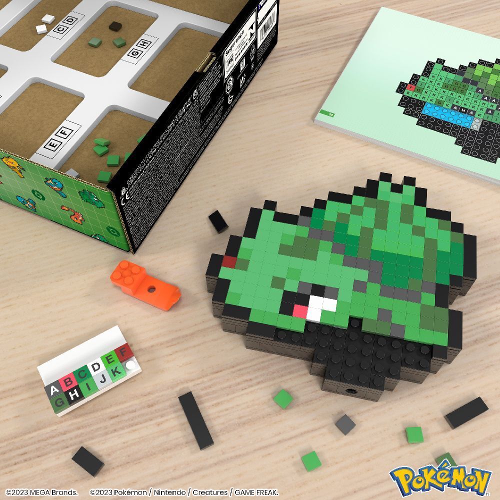 Bild: 194735190836 | MEGA Pokémon Bisasam Pixel Art | Stück | Karton | HTH75 | Mattel