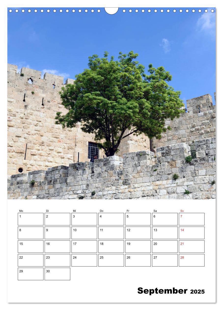 Bild: 9783435960149 | Israel - Der Monatsplaner 2025 (Wandkalender 2025 DIN A3 hoch),...