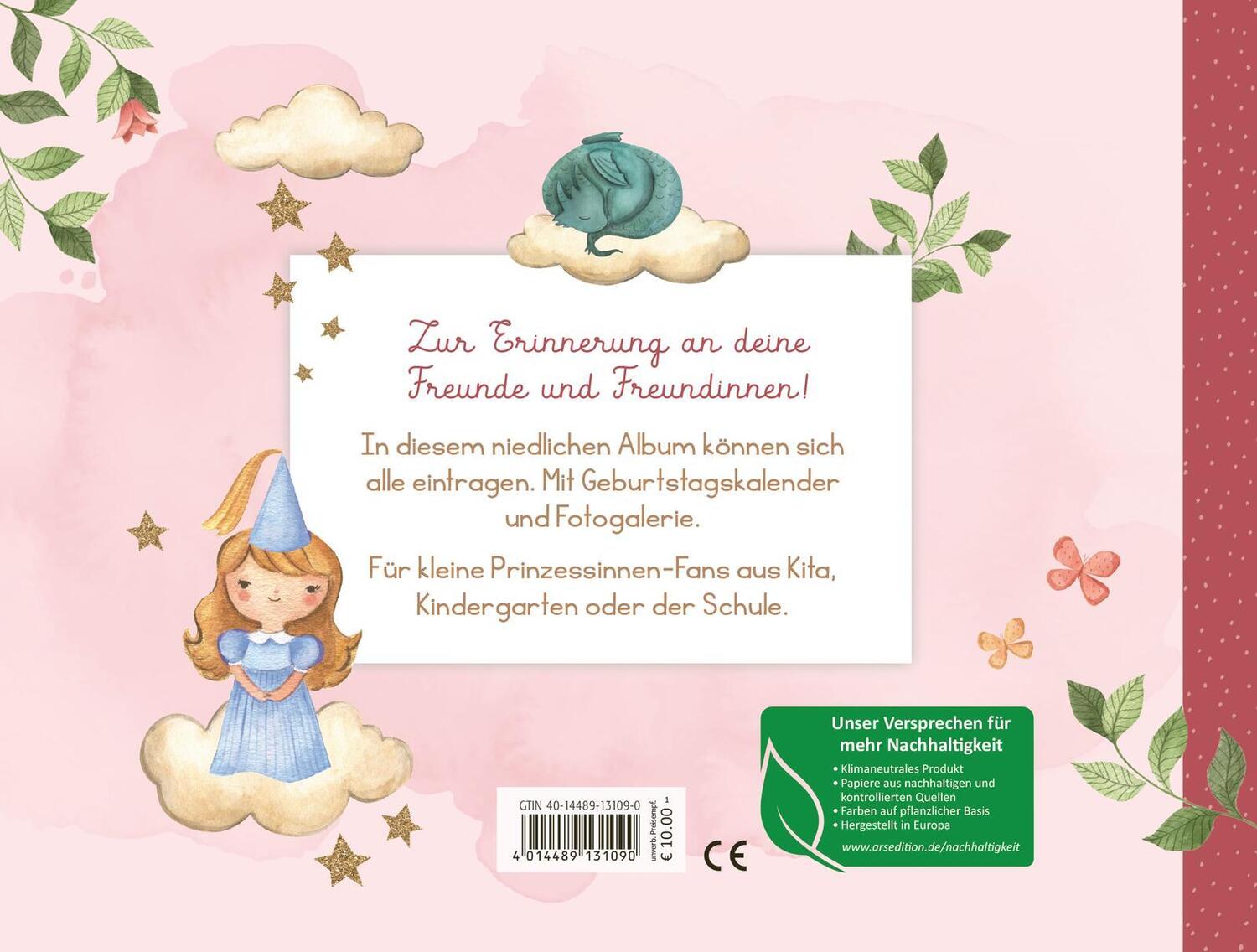 Rückseite: 4014489131090 | Meine Freunde - Prinzessin | Buch | 80 S. | Deutsch | 2023