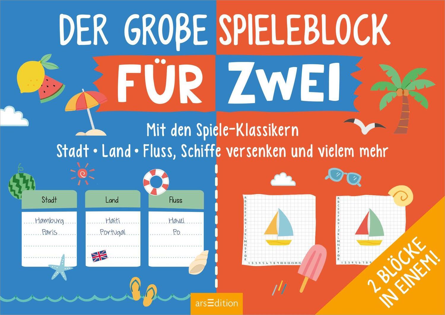 Bild: 4014489132400 | Der große Spieleblock für zwei | Spiel | Softcover | 96 S. | Deutsch