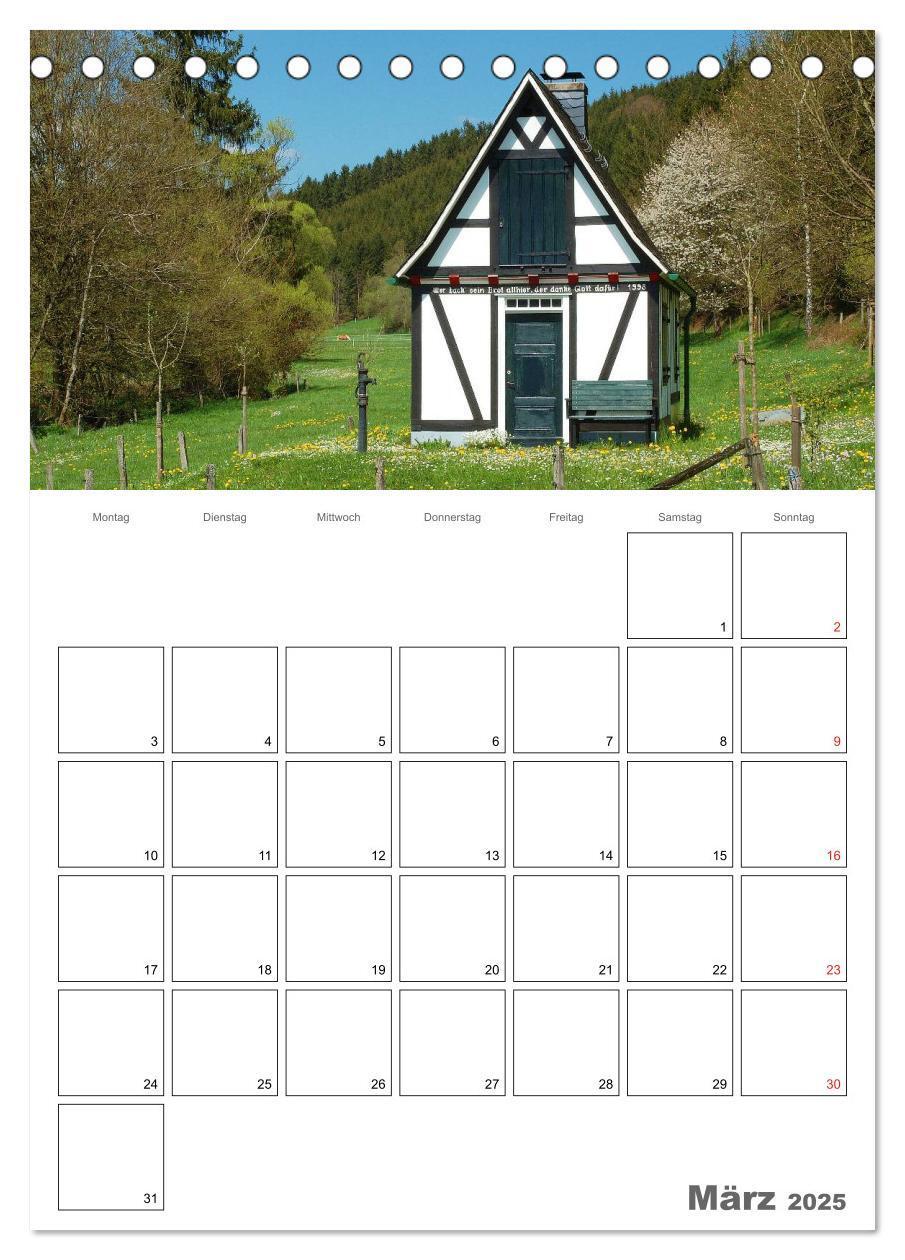 Bild: 9783457019146 | Das Siegerland (Tischkalender 2025 DIN A5 hoch), CALVENDO...