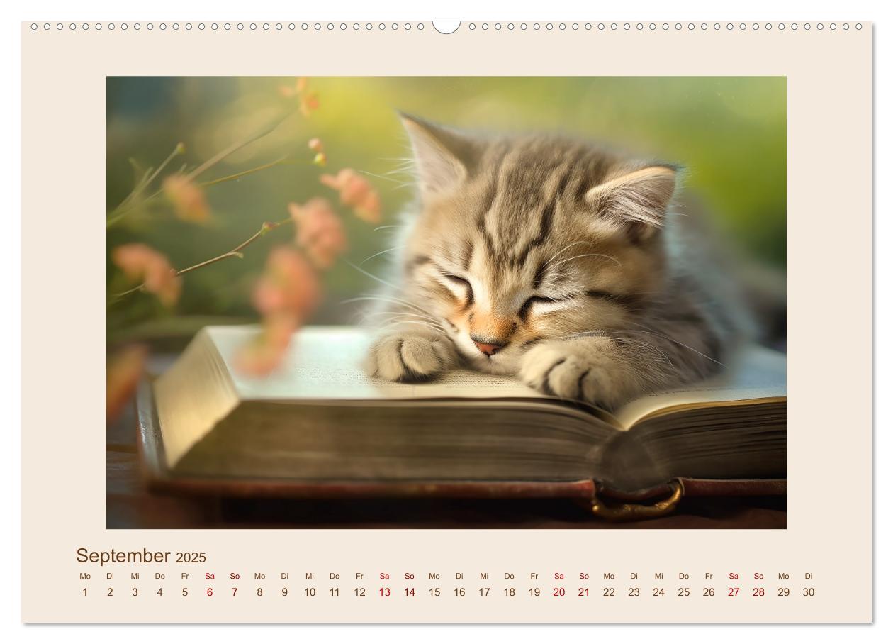 Bild: 9783383848414 | Bücherzauber (Wandkalender 2025 DIN A2 quer), CALVENDO Monatskalender