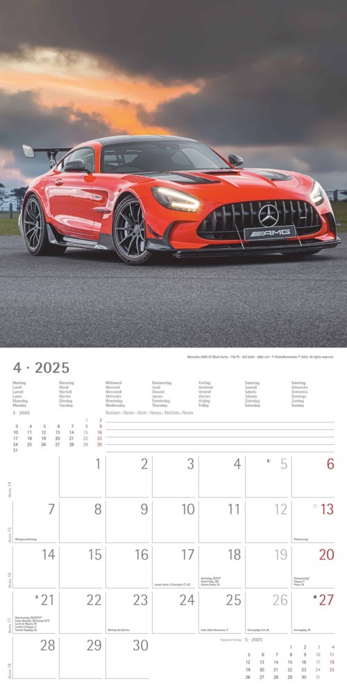 Bild: 4251732340957 | Alpha Edition - High Speed 2025 Broschürenkalender, 30x30cm,...