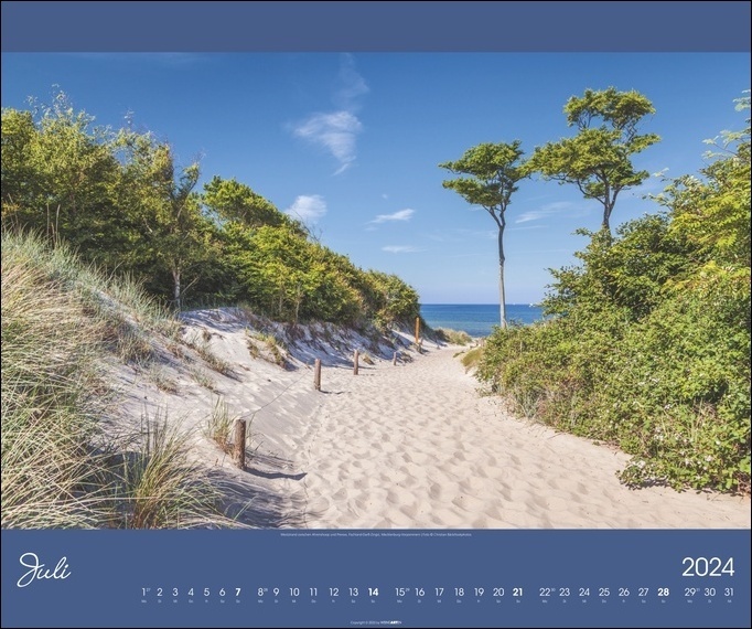 Bild: 9783840084546 | Ostsee Kalender 2024. Reise-Kalender mit 12 atemberaubenden...