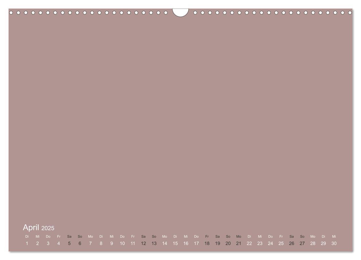 Bild: 9783435211562 | DIY Bastel-Kalender -Erdige Pastell Farben- Zum Selbstgestalten...